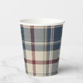 UA 250 American Plaid Shield Motif ID1301 紙コップ (裏面)