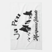 UA POU (Noir) キッチンタオル (縦)