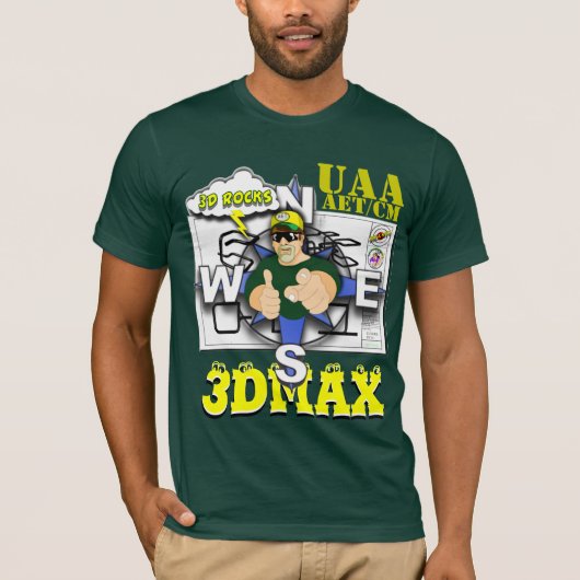 UAA AET/CM 3DMAX Tシャツ (正面)