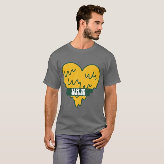 UAA University of Alaska Anchorage Heart Tシャツ (正面フル)