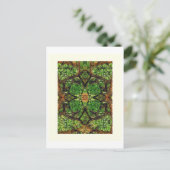 UABSTRACT AMBIDEXTEROUS TREES #66、編集G、油   ポストカード (スタンド正面)