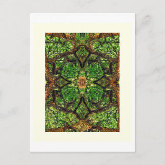 UABSTRACT AMBIDEXTEROUS TREES #66、編集G、油   ポストカード