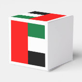 UAEの国旗付き愛国心あふれるギフトボックス フェイバーボックス (裏面サイド)
