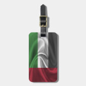 UAEの国旗 ラゲッジタグ (正面縦)