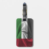 UAEの国旗 ラゲッジタグ (裏面縦)