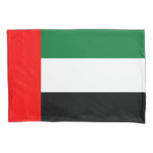 UAEの独身の国旗を持つピローケース 枕カバー (正面)