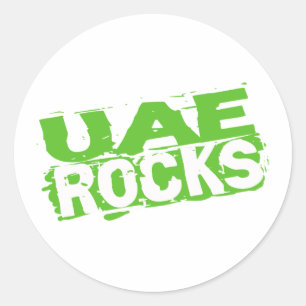 Uaeステッカー ラウンドシール