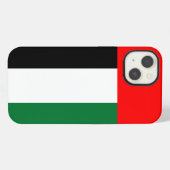 UAE国旗の愛国的なApple Case-Mate iPhoneケース (裏面横)