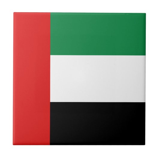 UAE国旗 セラミックタイル (正面)