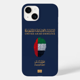 UAE旅行ユニークパスポートプリントお土産 Case-Mate iPhone 14ケース