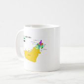 UAE ゴルフヘリテージのお土産ギフト コーヒーマグカップ (正面左)