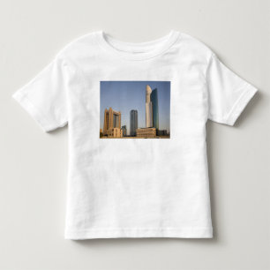UAE、ドバイ。パークプレイスタワーとその他 トドラーTシャツ