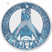 UAFピースオプション1ステッカー シール (正面)