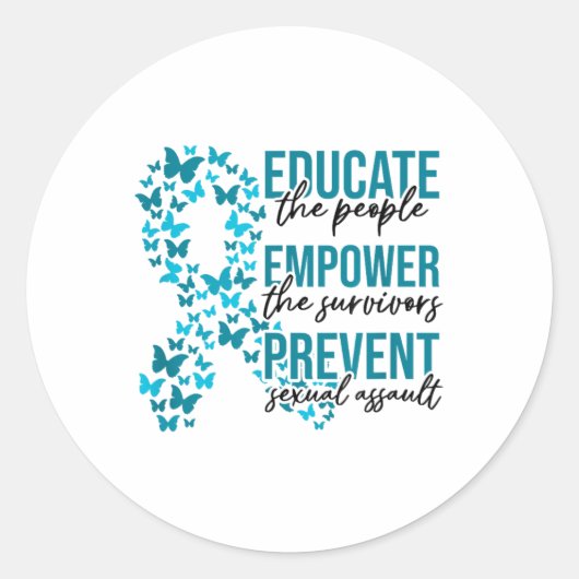 Ual Ault認識度月Empower Prevent Prevent ラウンドシール (正面)