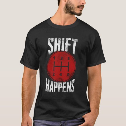 Ual Car ShiftがUalギアShift Tシャツ (正面)