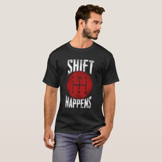 Ual Car ShiftがUalギアShift Tシャツ (正面フル)