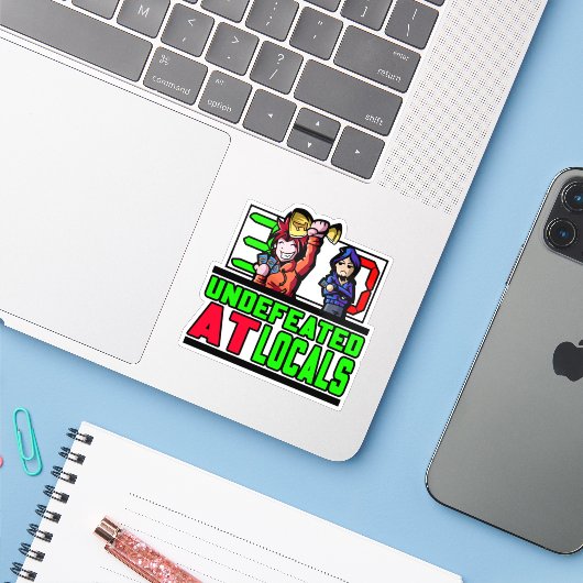 UaL Custom Cut Sticker シール (ノートパソコンとiPhone)