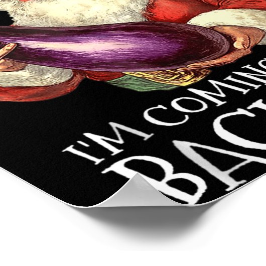 Ual Innuendo Santa Rude Christmas ポスター (角)