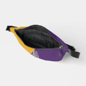 UAlbanyグレートデンマーク色ブロック ファニーパック (見開き)