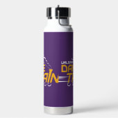 UAlbany Daneトレインのロゴ ウォーターボトル (左面)