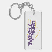 UAlbany Daneトレインのロゴ キーホルダー (正面左)