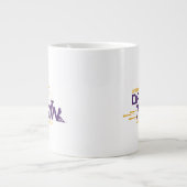 UAlbany Daneトレインのロゴ ジャンボコーヒーマグカップ (正面)