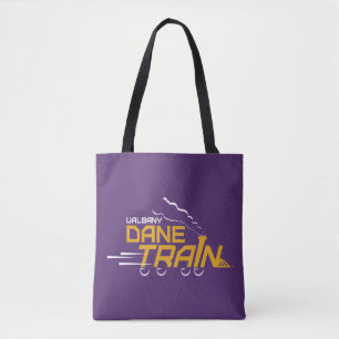 UAlbany Daneトレインのロゴ トートバッグ