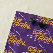 UAlbany Daneトレインのロゴ ビーチタオル (インサイチュ)
