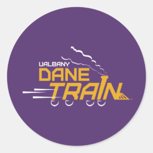 UAlbany Daneトレインのロゴ ラウンドシール