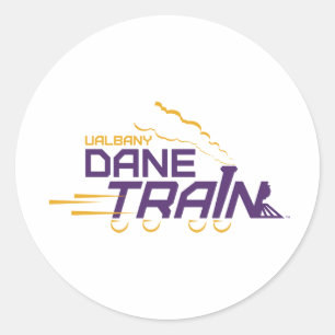 UAlbany Daneトレインのロゴ ラウンドシール