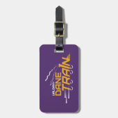 UAlbany Daneトレインのロゴ ラゲッジタグ (正面縦)