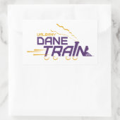 UAlbany Daneトレインのロゴ 長方形シール (バッグ)