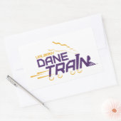 UAlbany Daneトレインのロゴ 長方形シール (封筒)