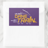 UAlbany Daneトレインのロゴ 長方形シール (バッグ)
