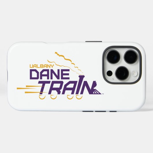 UAlbany Daneトレインのロゴ Case-Mate iPhoneケース (裏面 (横))