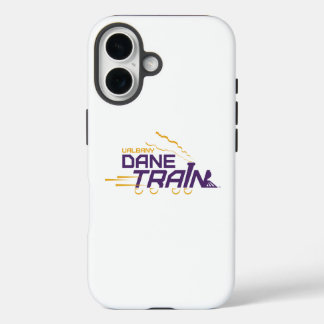 UAlbany Daneトレインのロゴ iPhone 16ケース