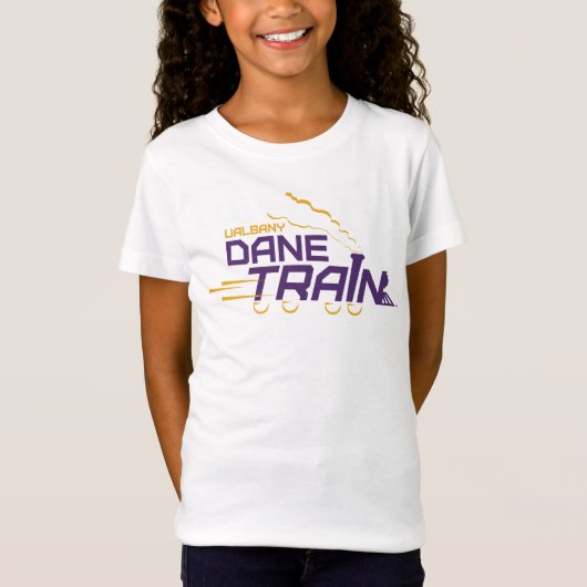 UAlbany Daneトレインのロゴ Tシャツ (正面)