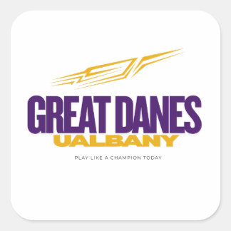 UAlbany Great Danesプライド – カレッジベースボール スクエアシール