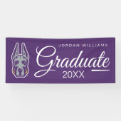 UAlbany Great Danesロゴ |卒業生 横断幕 (横)