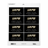 UAPBゴールデンライオンズ卒業生 ラベル (フルシート)