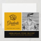 UAPB ゴールデンライオンズ 卒業生 招待状 (正面/裏面)