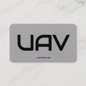 UAVドローンカスタムQRプレミアム 名刺 (正面)