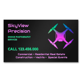 UAVドローン撮影 マグネット名刺