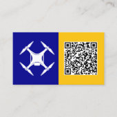 UAVパイロットカスタムQR 名刺 (正面)