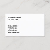 UAV農業サービス 名刺 (裏面)