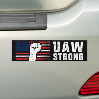 UAW強統一された自動車労働組合 バンパーステッカー
