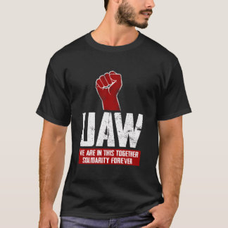 Uaw On Strike Red Tee 統一された Auto Union Workers Ua Tシャツ