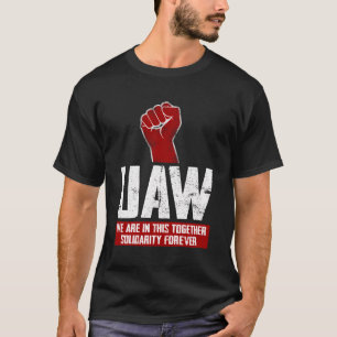 Uaw On Strike Red Tee 統一された Auto Union Workers Ua Tシャツ