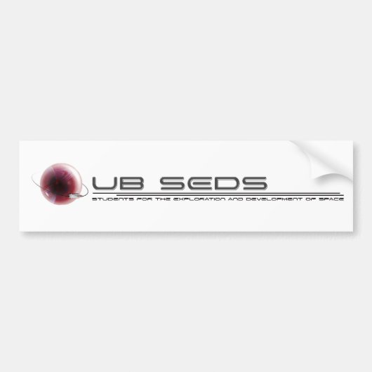 UB-SEDSのバンパーステッカーシリーズ1 バンパーステッカー (正面)