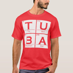 uba化学要素ubistジャズ音楽ubaプレーヤー tシャツ